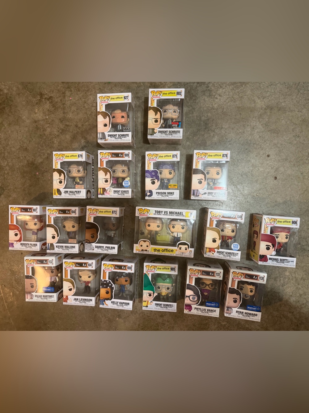 Huge The Office Funko Pop Figure Lot - 18 Included - Dwight, Michael, Jim, Etc